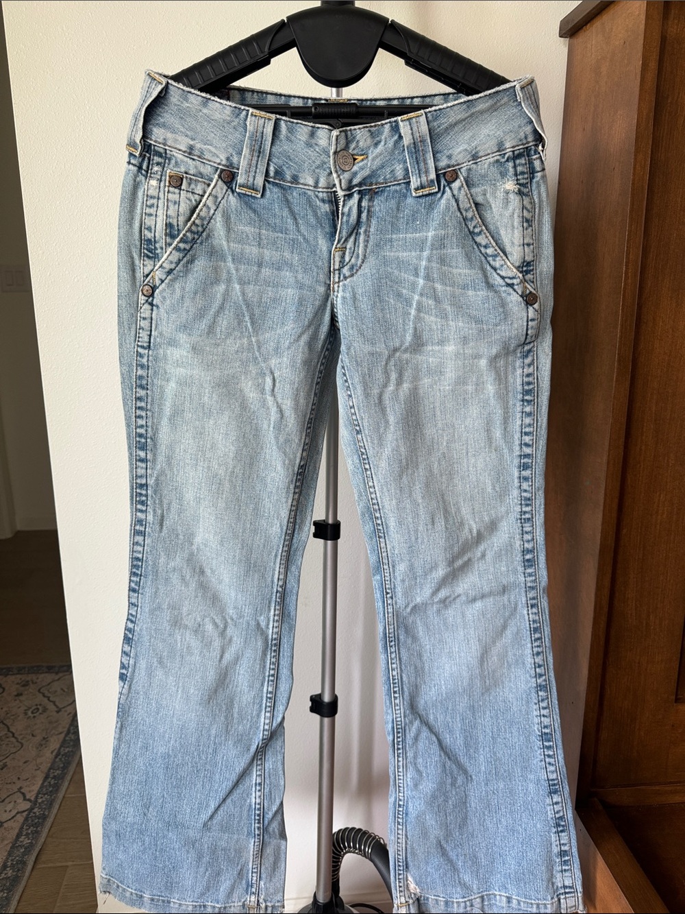 True Religion Light Blue Flare Jeans